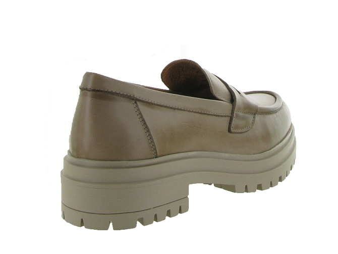 mocassins - Elégant - femme - Cuir - Gris - Creator6318002_5