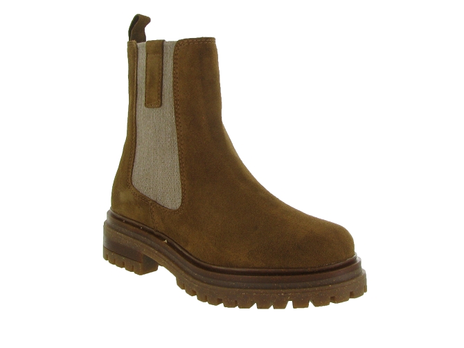 bottines et boots - Chelsea - femme - Nubuck - Marron - Creator