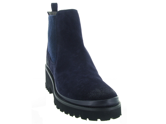 bottines et boots - Casual - femme - Cuir - Bleu Marine - Xsa6318301_3