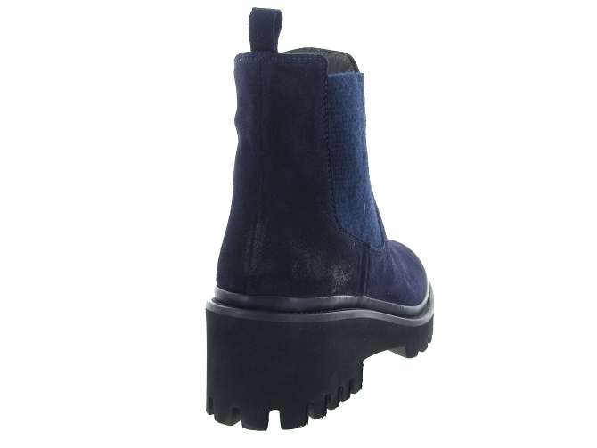 bottines et boots - Casual - femme - Cuir - Bleu Marine - Xsa6318301_5