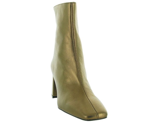 bottines et boots - Chaussette - femme - Cuir - Or - Angel alarcon6318802_3