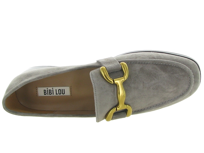 mocassins - Elégant - femme - Nubuck - Gris - Bibi lou6319303_3