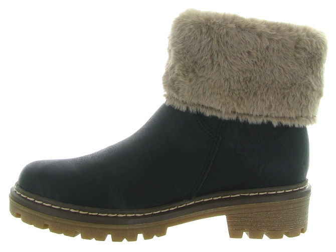 apres ski bottes fourrees - Chaussure neige - femme - Synthétique - Bleu Marine - Rieker6319701_4