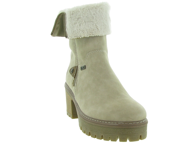 apres ski bottes fourrees - Chaussure neige - femme - Synthétique - Beige - Rieker6319801_3