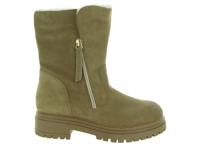 apres ski bottes fourrees - Botte de neige - femme - Cuir - Beige - Armando6324501_2