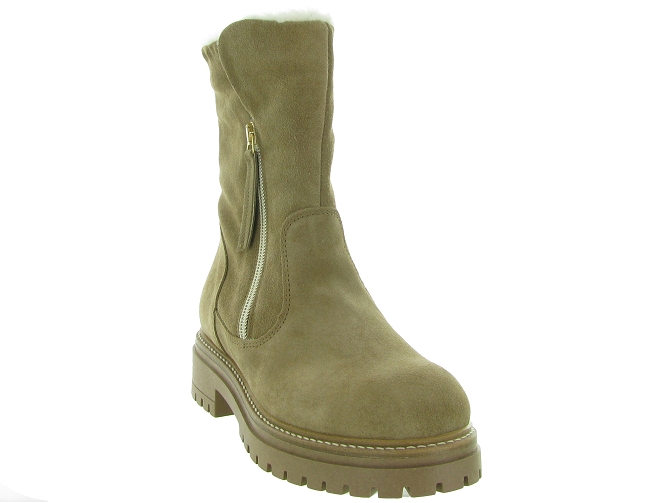apres ski bottes fourrees - Botte de neige - femme - Cuir - Beige - Armando6324501_3