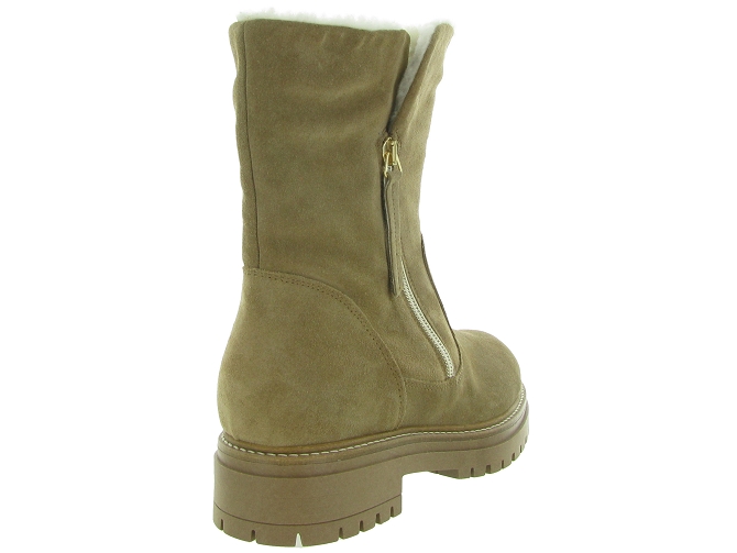 apres ski bottes fourrees - Botte de neige - femme - Cuir - Beige - Armando6324501_5