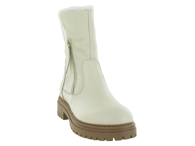 apres ski bottes fourrees - Botte de neige - femme - Cuir - Blanc - Armando6324502_2