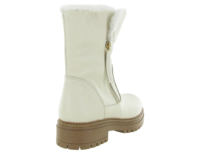 apres ski bottes fourrees - Botte de neige - femme - Cuir - Blanc - Armando6324502_4