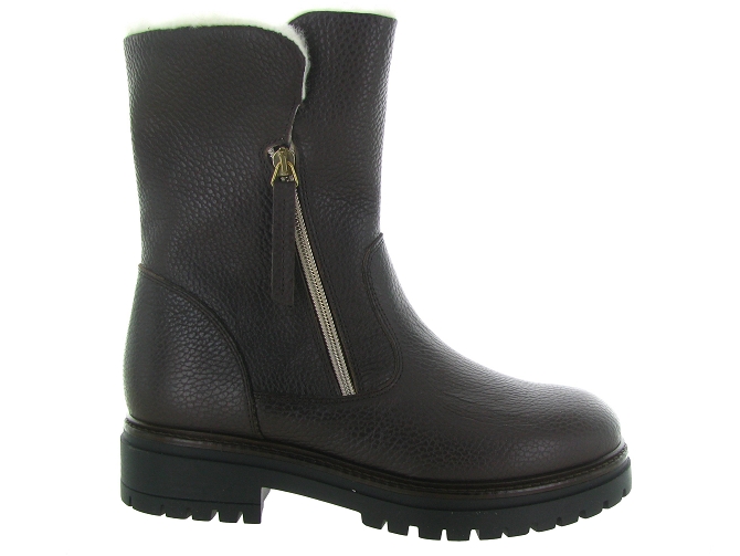 apres ski bottes fourrees - Botte de neige - femme - Cuir - Noir - Armando6324504_2