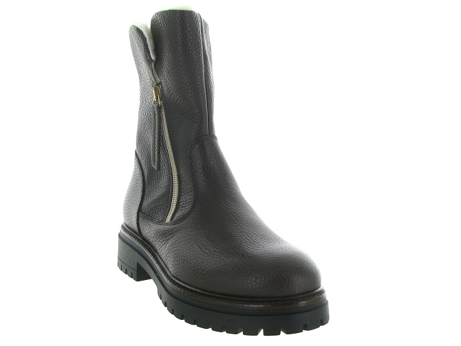 apres ski bottes fourrees - Botte de neige - femme - Cuir - Noir - Armando6324504_3