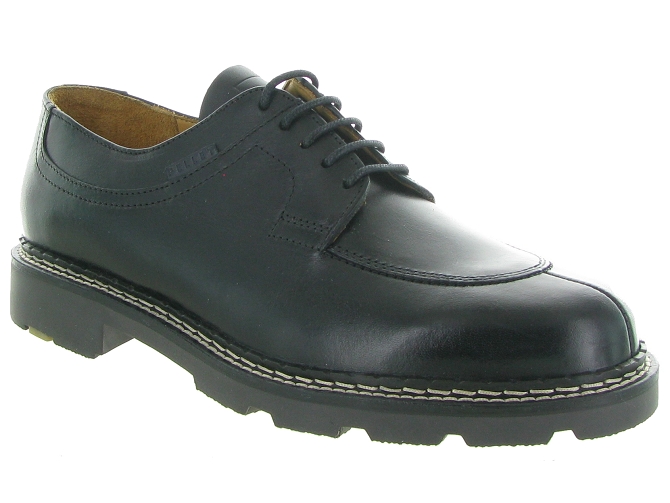 Pellet chaussures a lacets montario noir