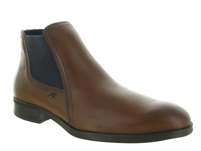 bottines et boots - Chelsea - homme - Cuir - Marron - Fluchos