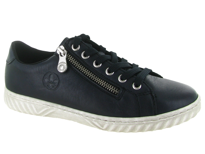 baskets et sneakers - Confort - femme - Synthétique - Bleu Marine - Rieker