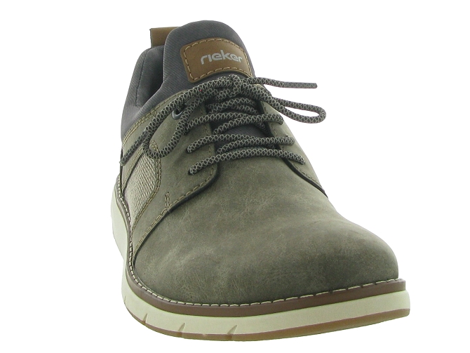 chaussures a lacets - Cérémonie - homme - Cuir - Gris - Rieker6336201_3