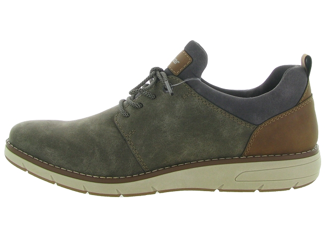 chaussures a lacets - Cérémonie - homme - Cuir - Gris - Rieker6336201_4