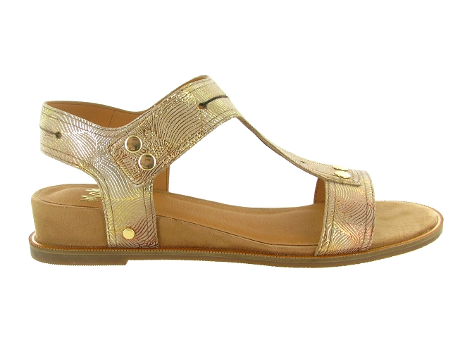 sandales et nu pieds - Casual - femme - Cuir - Marron - Mamzelle6337104_2