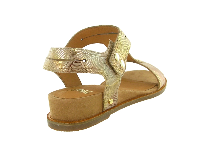 sandales et nu pieds - Casual - femme - Cuir - Marron - Mamzelle6337104_5