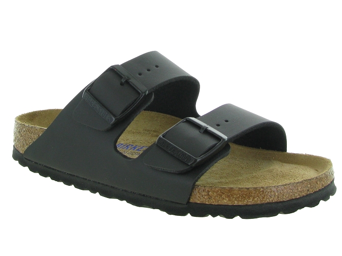 Birkenstock sandales et nu pieds arizona cuir sfb noir