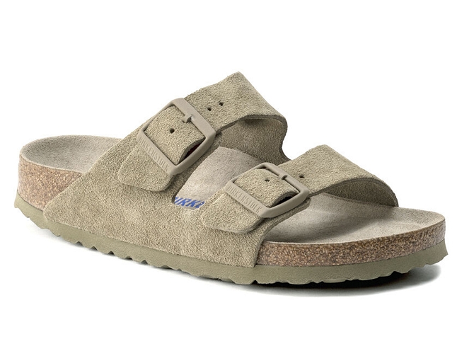 sandales et nu pieds - Mule Sabot - femme - Cuir - Beige - Birkenstock