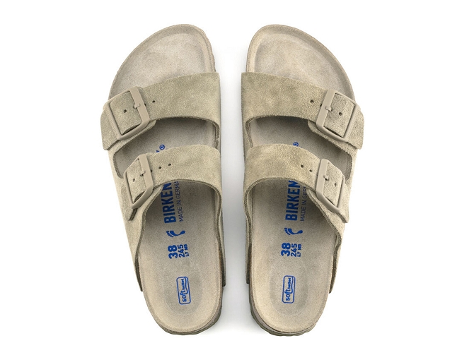 sandales et nu pieds - Mule Sabot - femme - Cuir - Beige - Birkenstock6338003_3