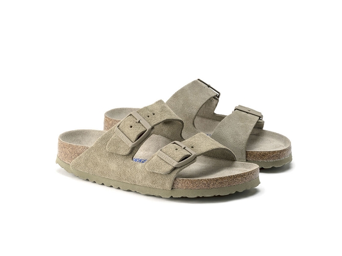 sandales et nu pieds - Mule Sabot - femme - Cuir - Beige - Birkenstock6338003_4