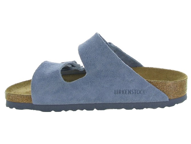 sandales et nu pieds - Mule Sabot - femme - Cuir - Bleu jean - Birkenstock6338004_4
