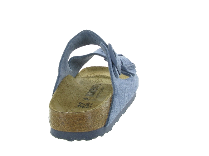 sandales et nu pieds - Mule Sabot - femme - Cuir - Bleu jean - Birkenstock6338004_5