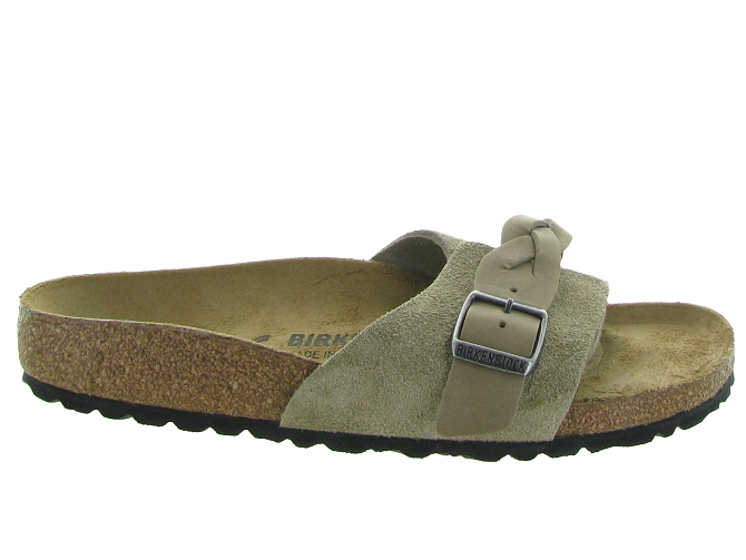 sandales et nu pieds - Mule Sabot - femme - Cuir - Taupe - Birkenstock6338202_2