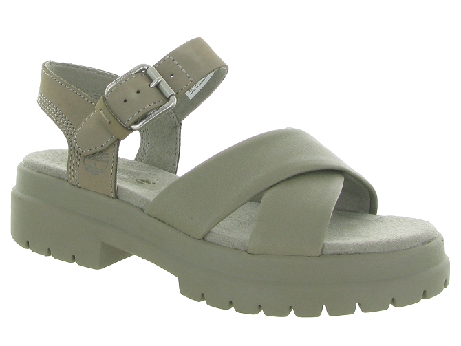 sandales et nu pieds - Casual - femme - Cuir - Gris - Timberland