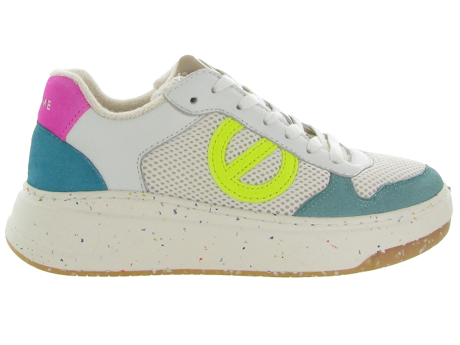 baskets et sneakers - Tendance - femme - Toile  - Blanc - No name6342201_2