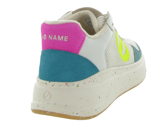 baskets et sneakers - Tendance - femme - Toile  - Blanc - No name6342201_5