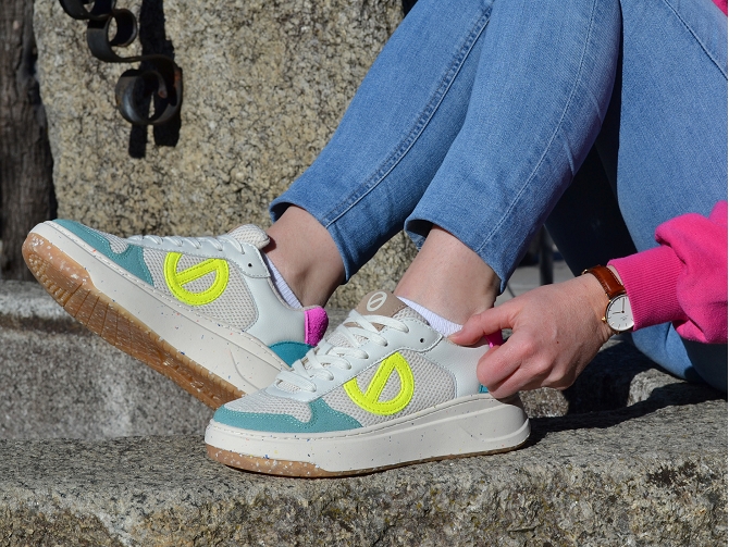 baskets et sneakers - Tendance - femme - Toile  - Blanc - No name6342201_6