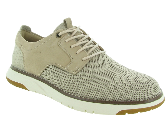 chaussures a lacets - Cérémonie - homme - Textile - Beige - Schmoove