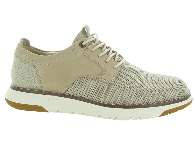 chaussures a lacets - Cérémonie - homme - Textile - Beige - Schmoove6342502_2
