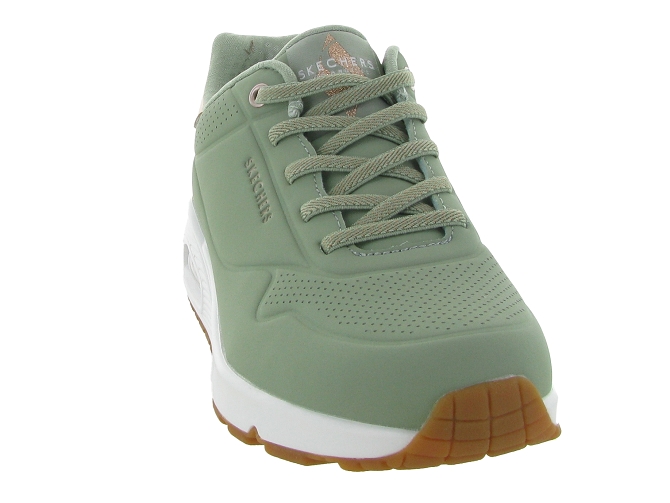 baskets et sneakers - Confort - femme - Toile  - Vert - Skechers footwear6343301_3