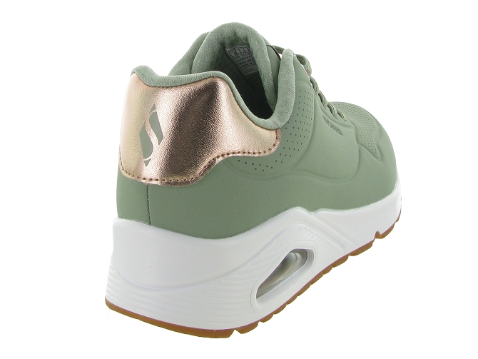 baskets et sneakers - Confort - femme - Toile  - Vert - Skechers footwear6343301_5