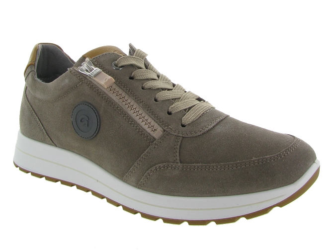 baskets et sneakers - Confort - homme - Cuir - Taupe - Ara