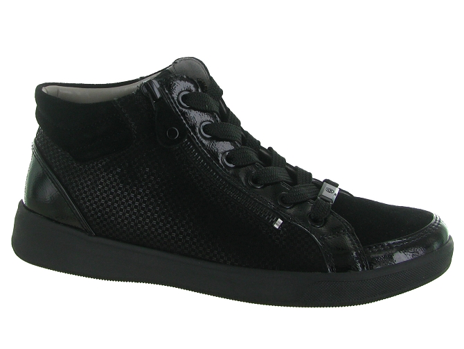 baskets et sneakers - Confort - femme - Cuir - Noir - Ara