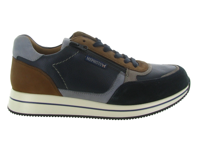 baskets et sneakers - Confort - homme - Cuir - Bleu - Mephisto6347802_2