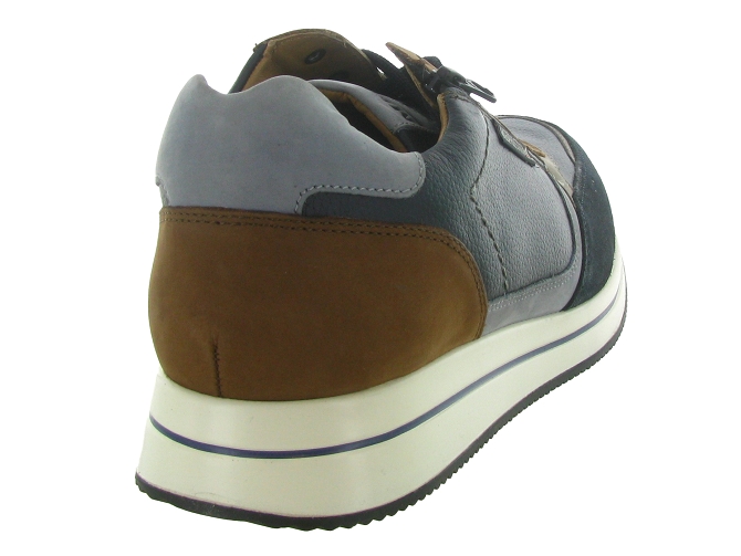 baskets et sneakers - Confort - homme - Cuir - Bleu - Mephisto6347802_5