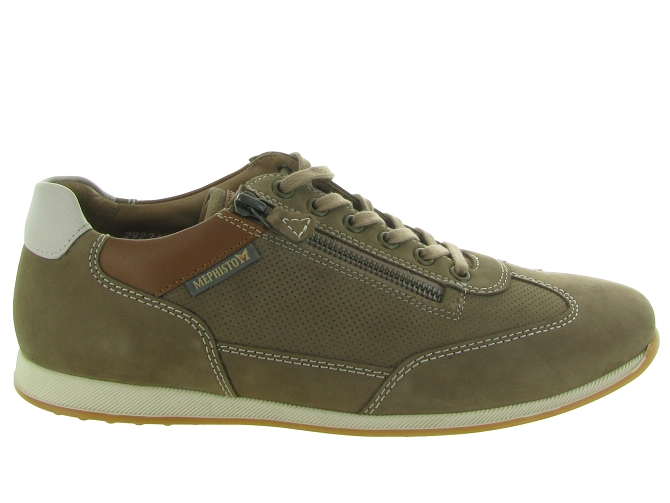 baskets et sneakers - Confort - homme - Cuir - Taupe - Mephisto6348001_2