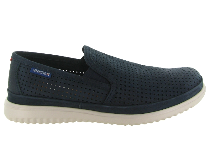 mocassins - Elégant - homme - Toile  - Bleu Marine - Mephisto6348302_2