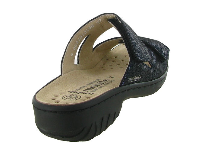 sandales et nu pieds - Mule Sabot - femme - Cuir - Bleu - Mephisto6348503_5