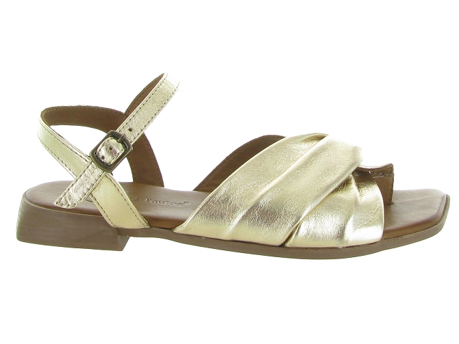 sandales et nu pieds - Cérémonie - femme - Cuir - Or - Lune et lautre6351601_2