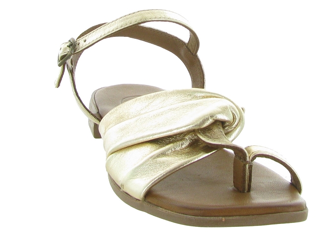 sandales et nu pieds - Cérémonie - femme - Cuir - Or - Lune et lautre6351601_3