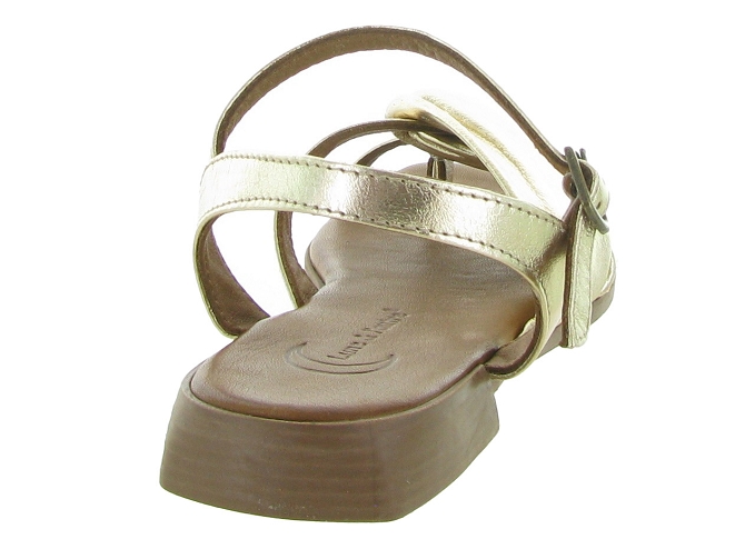 sandales et nu pieds - Cérémonie - femme - Cuir - Or - Lune et lautre6351601_5