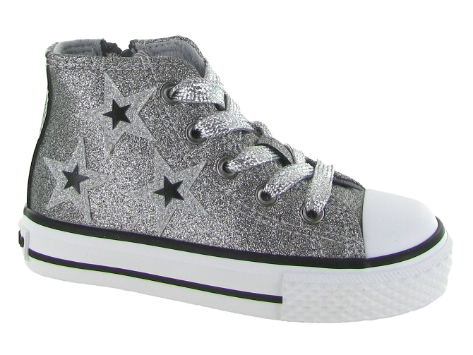 baskets et sneakers -  - bebe fille - Cuir - Argent - Naturino