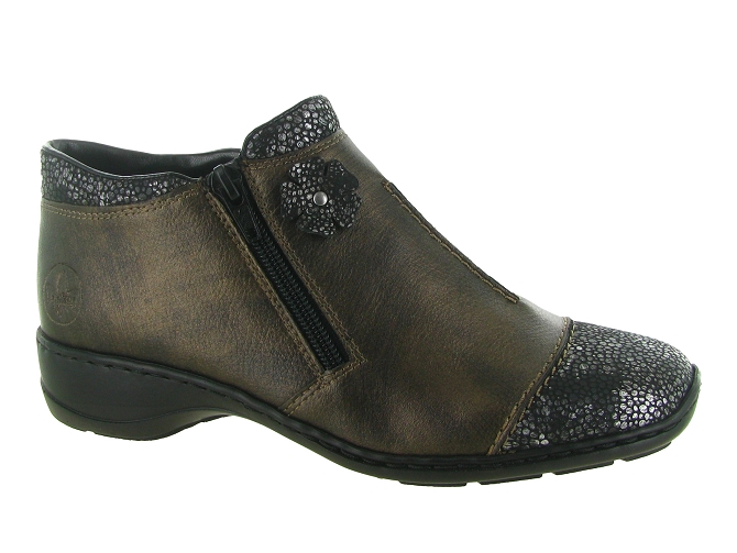 bottines et boots - Classique & Chic - femme - Synthétique - Bronze - Rieker