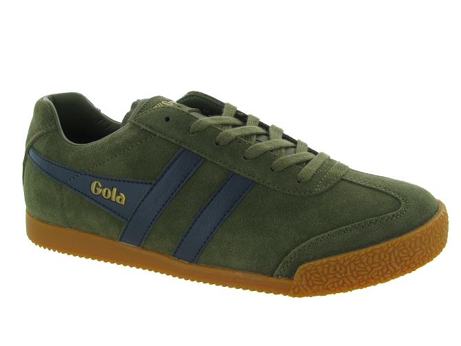 baskets et sneakers - Tendance - homme - Nubuck - Kaki - Gola